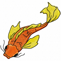 Fishes Embroidery Design 3